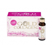 【英国直邮】Gold Collagen 纯天然胶原蛋白 10天食品营养补充疗程 10瓶一盒 10*50ml